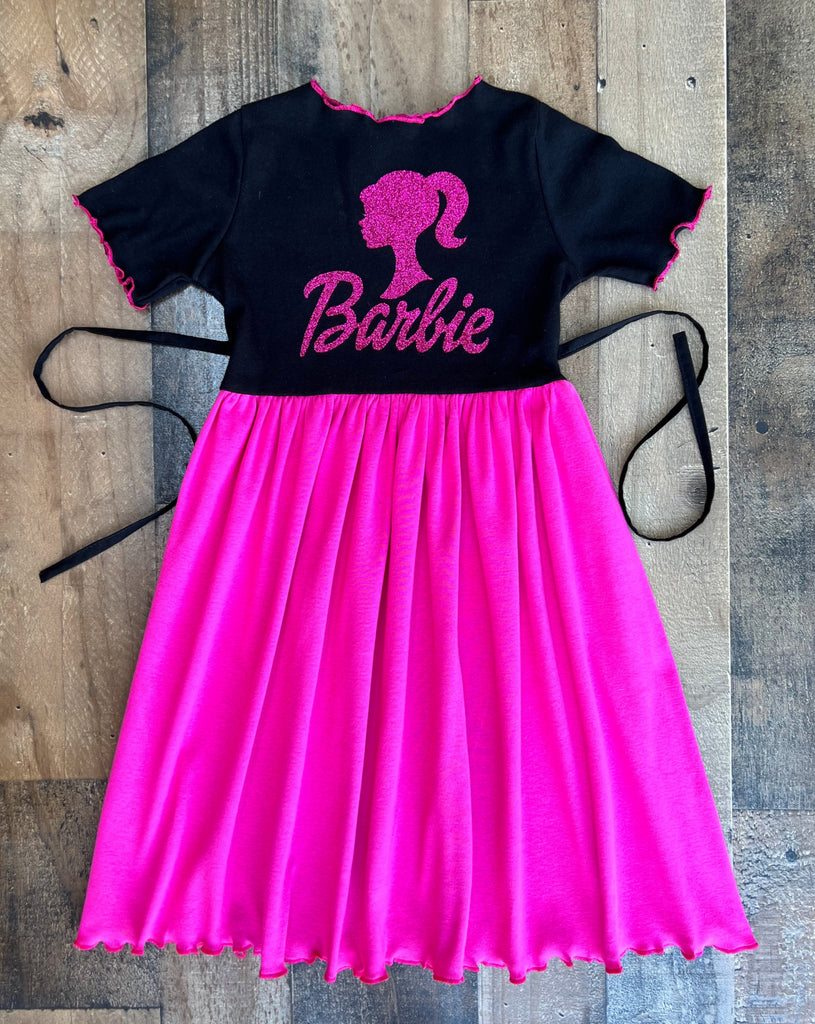 Barbie-pink Girls' Dress Kids Barbie Dress Star Rainbow Lace Skirt And  Crossbody Bag Set | Fruugo BH